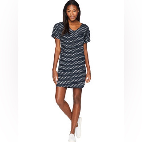 Toad & Co | Woven Zip Short Sleeve Dress Size S 100% Tencel - Picture 1 of 13